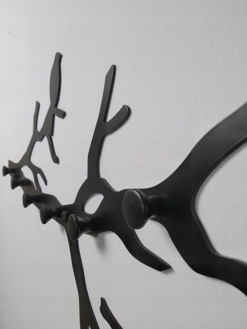 Wieszak metalowy ścienny Gałąź WIE112 80 cm - obrazek 2