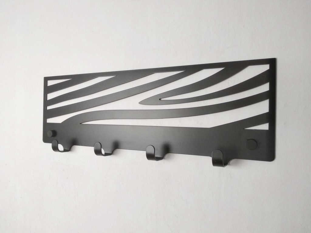 Wieszak metalowy ścienny Zebra 40 cm - obrazek 3