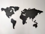 Metalowa mapa świata ścienna do pokoju DES009 170 cm - obrazek 6