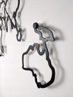 Metalowa mapa świata DES014 100 cm - obrazek 9