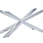 Noga do stołu pod blat szklany Pająk Chrom L