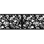 Brama dwuskrzydłowa Camilla 400×120 cm