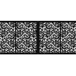 Brama dwuskrzydłowa Nicola 400×150 cm