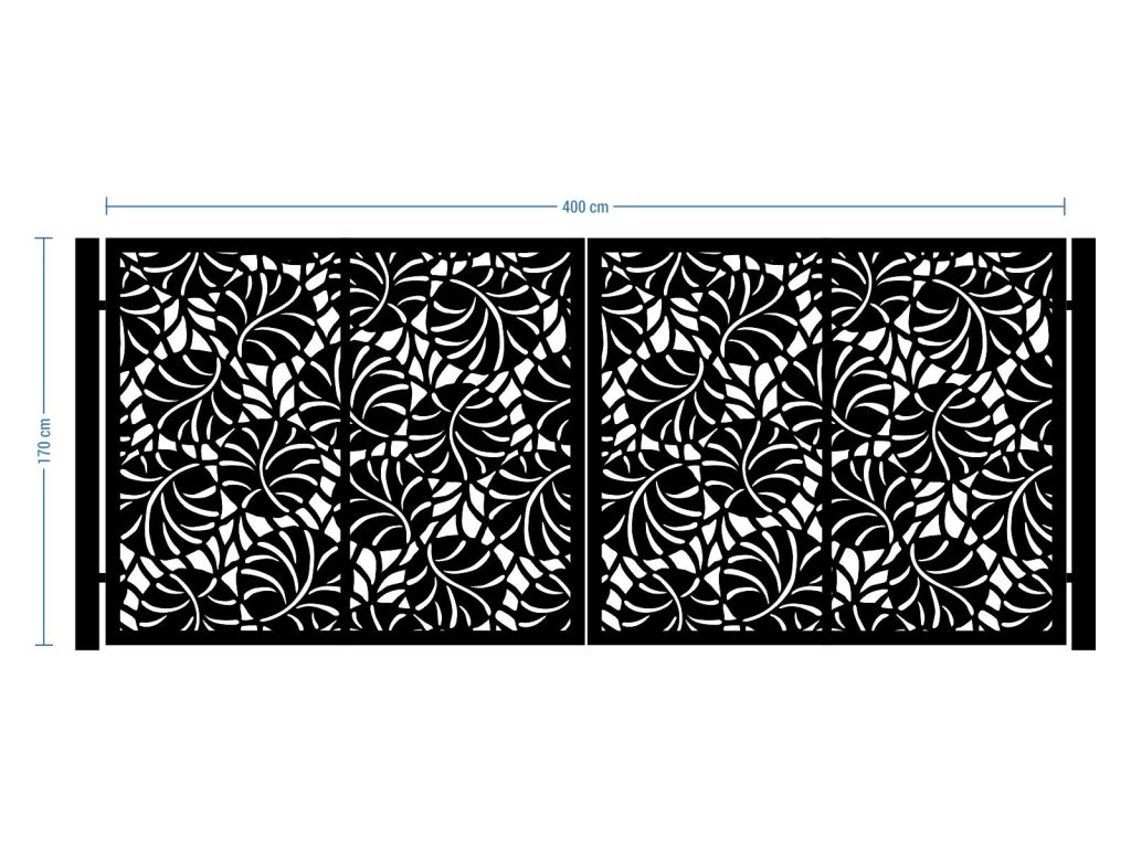 Brama dwuskrzydłowa Paxe 400×170 cm - obrazek 2