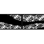 Brama dwuskrzydłowa Luna 400×120 cm