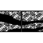 Brama dwuskrzydłowa Luna 400×170 cm