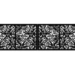 Brama dwuskrzydłowa Zina 400×120 cm