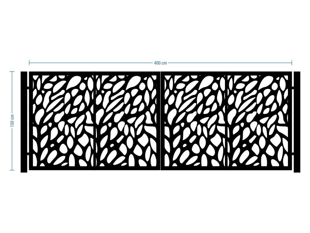Brama dwuskrzydłowa Anastasia 400×150 cm - obrazek 2