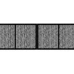 Brama dwuskrzydłowa Maura 400×120 cm