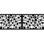 Brama dwuskrzydłowa Noemi 400×120 cm