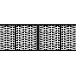 Brama dwuskrzydłowa Nina 400×120 cm