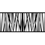 Brama dwuskrzydłowa Andrea 400×150 cm