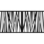 Brama dwuskrzydłowa Andrea 400×170 cm