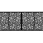 Brama dwuskrzydłowa Zana 400×150 cm