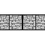 Brama dwuskrzydłowa Claudia 400×120 cm