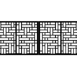 Brama dwuskrzydłowa Claudia 400×150 cm