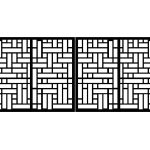 Brama dwuskrzydłowa Claudia 400×170 cm