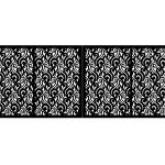 Brama dwuskrzydłowa Luisa 400×150 cm