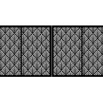 Brama dwuskrzydłowa Kenza 400×170 cm