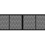 Brama dwuskrzydłowa Loretta 400×120 cm