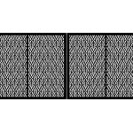 Brama dwuskrzydłowa Loretta 400×170 cm