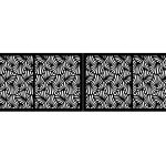 Brama dwuskrzydłowa Sienna 400×120 cm