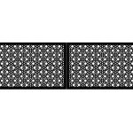 Brama dwuskrzydłowa Etta 400×120 cm