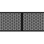 Brama dwuskrzydłowa Etta 400×150 cm