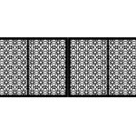 Brama dwuskrzydłowa Gianna 400×150 cm