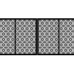 Brama dwuskrzydłowa Gianna 400×170 cm