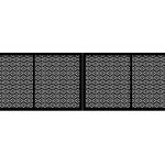 Brama dwuskrzydłowa Caterina 400×120 cm