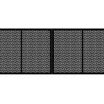 Brama dwuskrzydłowa Caterina 400×150 cm