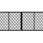 Brama dwuskrzydłowa Bianca 400×150 cm