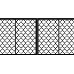 Brama dwuskrzydłowa Bianca 400×170 cm