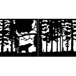 Brama dwuskrzydłowa Olivia 400×170 cm