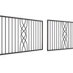 Brama dwuskrzydłowa Sara 400×135 cm