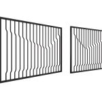 Brama dwuskrzydłowa Marina 400×135 cm