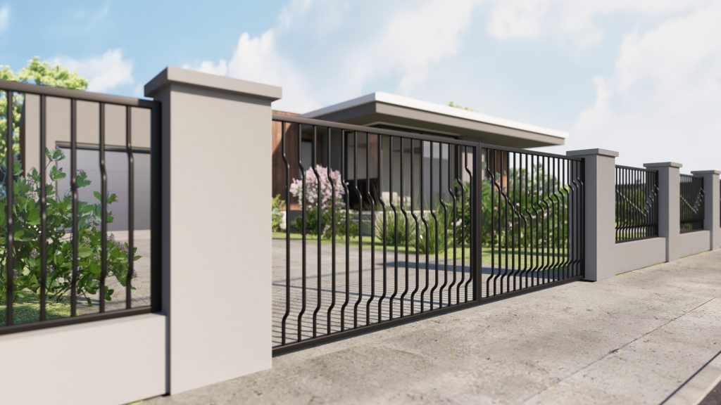 Brama dwuskrzydłowa Marina 400×135 cm - obrazek 2