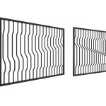 Brama dwuskrzydłowa Marissa 400×135 cm