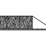 Brama przesuwna Alessia 600×150 cm
