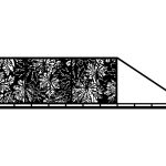 Brama przesuwna Viviana 600×150 cm