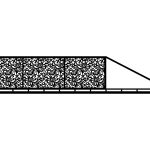 Brama przesuwna Nicola 400×120 cm
