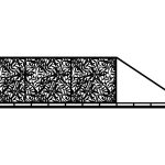 Brama przesuwna Zina 600×150 cm