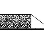 Brama przesuwna Anastasia 600×170 cm