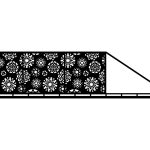 Brama przesuwna Valeria 600×150 cm