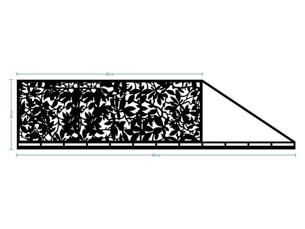 Brama przesuwna Aurora 600×150 cm - obrazek 2