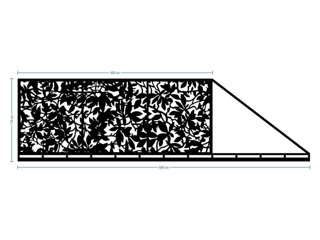 Brama przesuwna Aurora 600×170 cm - obrazek 2