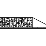 Brama przesuwna Serena 400×120 cm