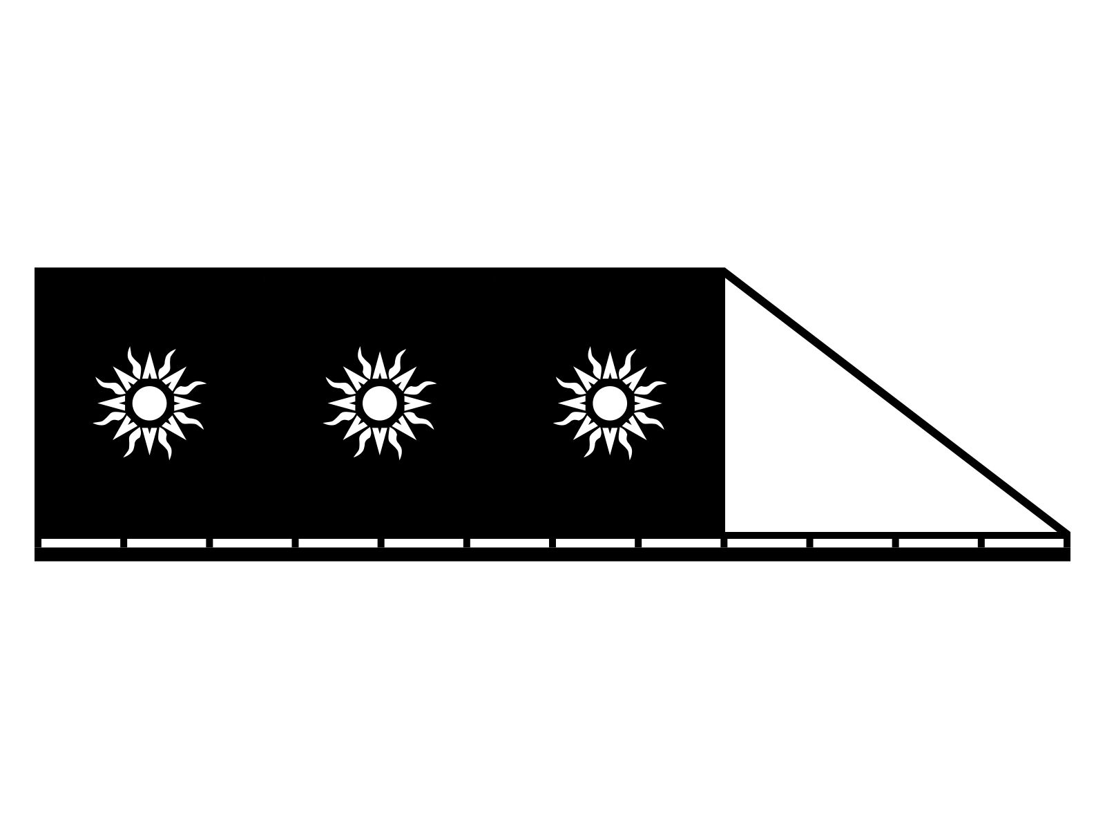 bpr000-bot29-170-cza Brama przesuwna Gaia 600×170 cm - obrazek 1