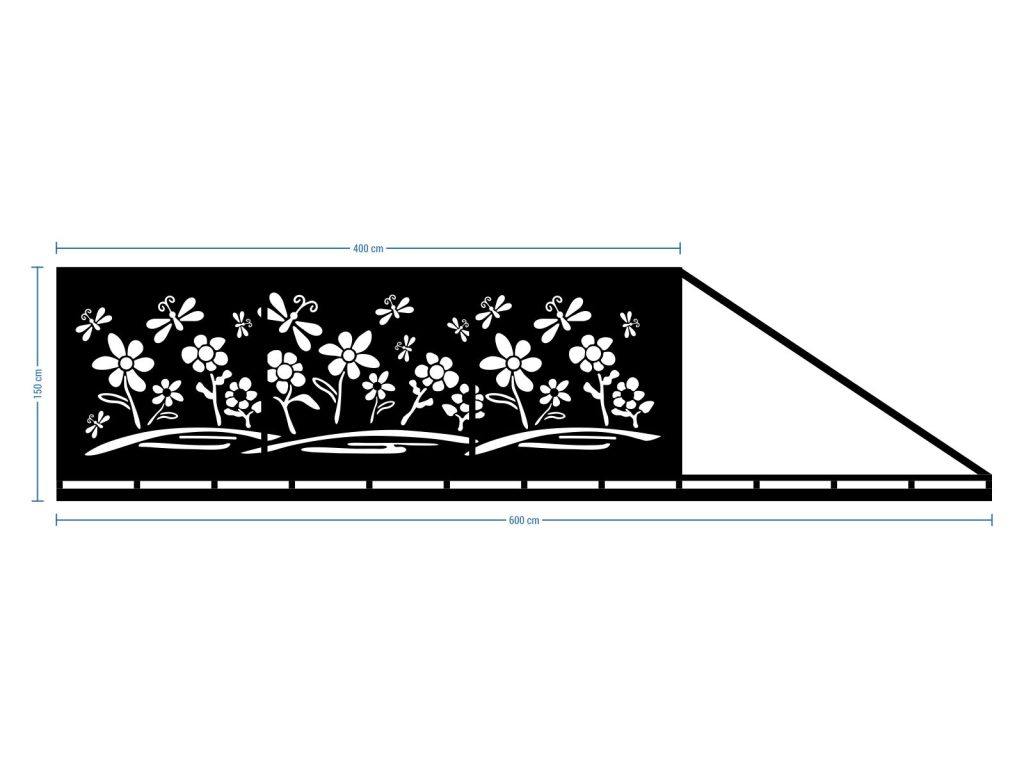 Brama przesuwna Terina 600×150 cm - obrazek 2